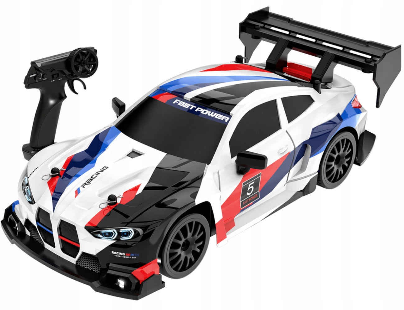 Speedek™ NightRacer – Auto RC z potrójnym podświetleniem LED